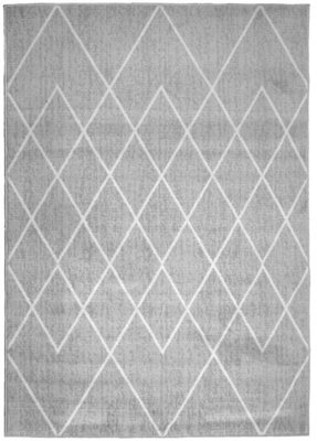 Maestro Collection Berber Design Rug in Grey  3649 WS55