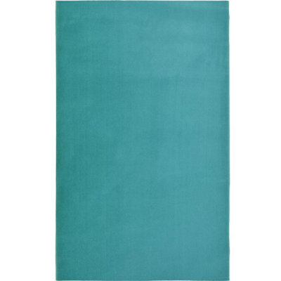 Maestro Collection Solid Design Rug in Duck Egg Blue