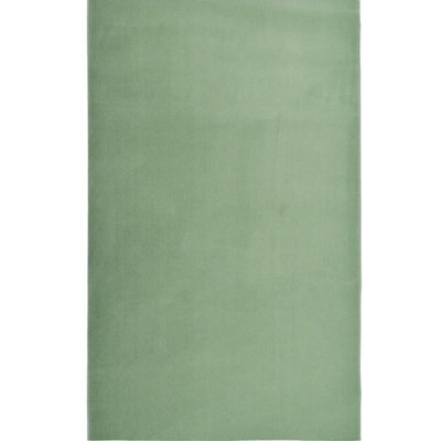 Maestro Collection Solid Design Rug in Green