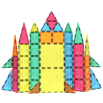 Mag-Genius 60-Piece Magnetic Building Tiles Set