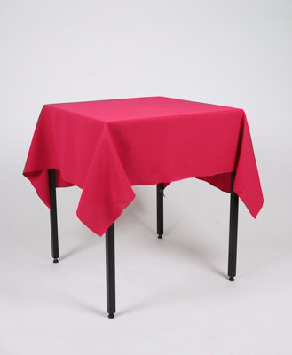 Magenta Square Tablecloth 137cm x 137cm (54" x 54") | DIY at B&Q