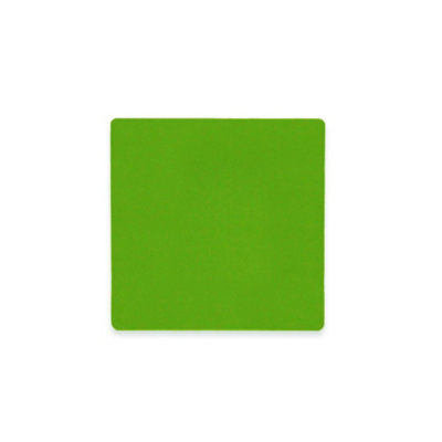 MagFlex 75x75mm Flexible Magnetic Sheet - Gloss Green Dry-Wipe (Pack of 5)