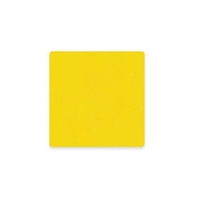 MagFlex 75x75mm Flexible Magnetic Sheet - Gloss Yellow Dry-Wipe (Pack of 5)