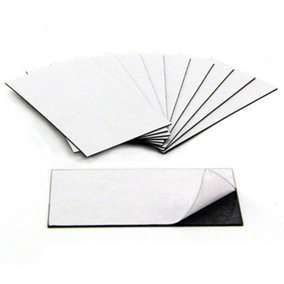 MagFlex 89mm Long x 51mm Wide Business Card Magnet - Standard Self Adhesive (10 Sheets)