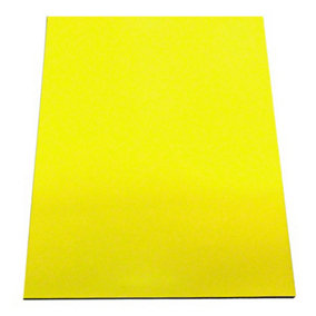 MagFlex A4 Flexible Magnetic Sheet - Matt Yellow (1 Sheet)
