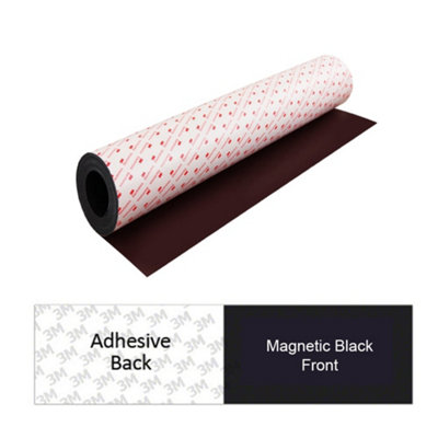 MagFlex Flexible 3M Self Adhesive Magnetic Sheet for Creating Magnetic Pictures, Artwork, Signs or Displays - 5m Length
