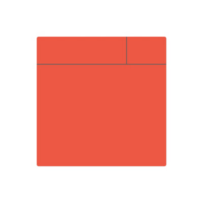 MagFlex Flexible Gloss Red Dry-Wipe Magnetic Sheet For Creating Scrumboards - 75mm X 75mm - Pack Of 5