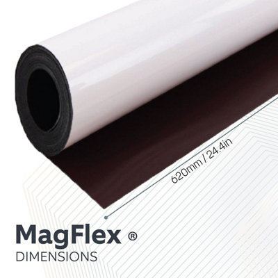 MagFlex Flexible Gloss White Magnetic Sheet for Creating Magnetic ...