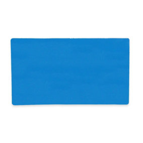 MagFlex Flexible Magnetic Sheet with Gloss Blue Dry-Wipe Surface for Creating Scrumboards - 140mm x 80mm x 0.85mm - Pack of 5