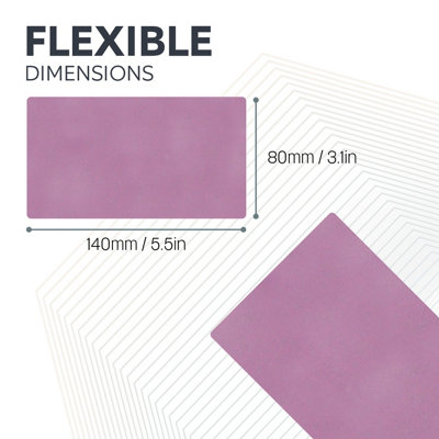 MagFlex Flexible Magnetic Sheet with Gloss Purple Dry-Wipe Surface for ...
