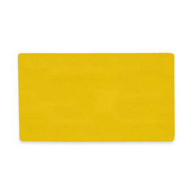 MagFlex Flexible Magnetic Sheet with Gloss Yellow Dry-Wipe Surface for Creating Scrumboards - 140mm x 80mm x 0.85mm - Pack of 5