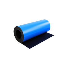 MagFlex Flexible Matt Blue Magnetic Sheet for Creating Magnetic Pictures, Artwork, Signs or Displays - 300mm Wide - 1m Length