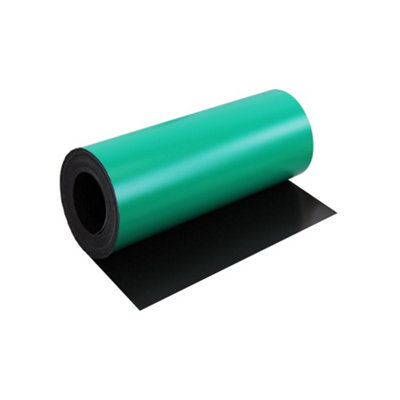 MagFlex Flexible Matt Green Magnetic Sheet for Creating Magnetic Pictures, Artwork, Signs or Displays - 300mm Wide - 1m Length