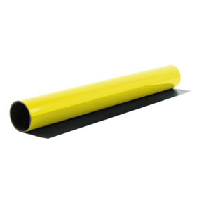 MagFlex Flexible Matt Yellow Magnetic Sheet for Creating Magnetic Pictures, Artwork, Signs or Displays - 620mm Wide - 5m Length
