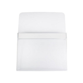 MagFlex Large Magnetic Pouch - Bring Organisation & Efficiency to Workplace, Office, Classroom - White
