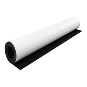 MagFlex Matt White Flexible Magnetic Sheet for Creating Magnetic Pictures, Artwork, Signs or Displays - 620mm Wide - 1m Length