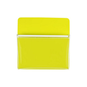 MagFlex Medium Magnetic Pouch - Bring Organisation & Efficiency to Workplace, Office, Classroom - Yellow