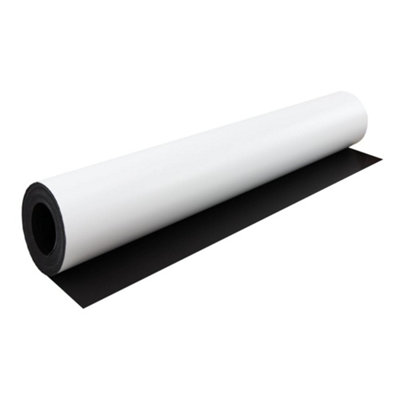 MagFlex Xtra Flexible Matt White Dry Wipe Surface Magnetic Sheet for Creating a Whiteboard Display - 620mm Wide - 5m Length