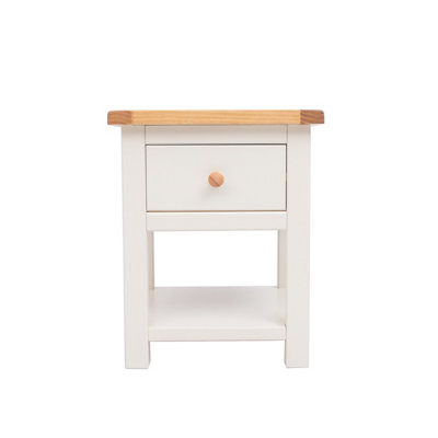 Maggiori 1 Drawer Bedside Table Wood Knob DIY at B&Q
