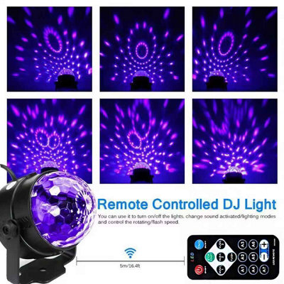 Magic Ball LED Light Stage Voice Controlled Rotating Christmas Party ...