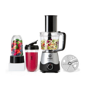 HOMCOM Food Processor for Chopping, Slicing and Pureeing, 500W Chopper with