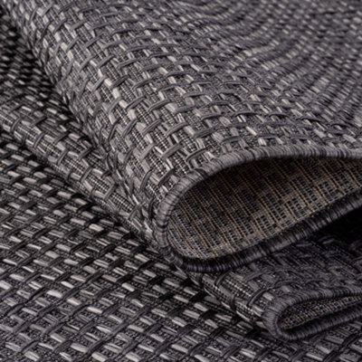 Magic Collection Outdoor Rugs in Dark Grey 3610dg
