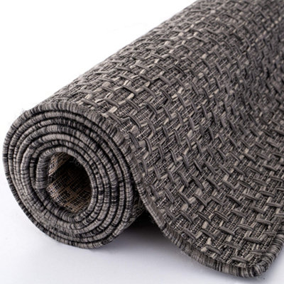 Magic Collection Outdoor Rugs in Dark Grey 3610dg