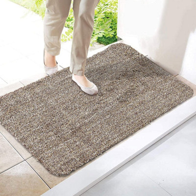 Magic Door Mat Entrance 46 x 70cm Outdoor or Indoor Anti Slip Mats Removes Dirt Mud