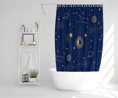 magic night sky map (Shower Curtain) / Default Title Price Comparisons | Compare The Build