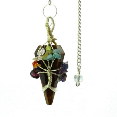 Magic Pendulum Seven Chakra Tigereye