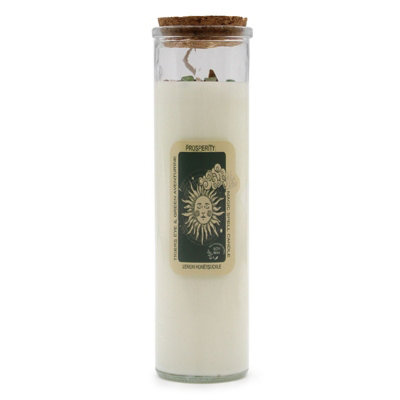 Magic Spell Candle - Prosperity, Soy Wax Candle with Tiger Eye and ...