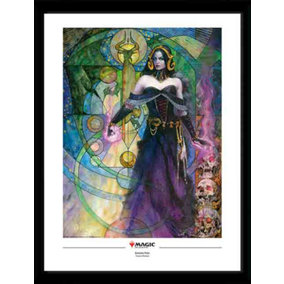 Magic the Gathering Liliana  30 x 40cm Framed Collector Print