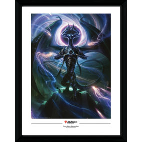Magic the Gathering Nicol Bolas Dragon God 30 x 40cm Framed Collector Print