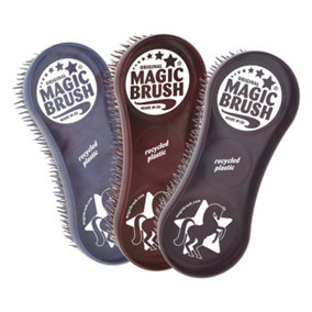 MagicBrush Horse Brush (Pack Of 3) Wild Berry (One Size)