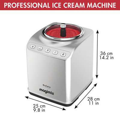 Magimix 11680 GELATO Expert Ice Cream Maker in Satin