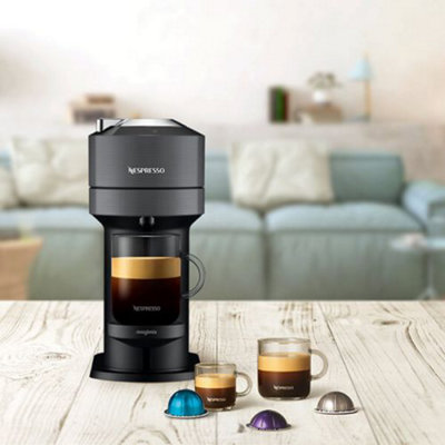 Magimix Nespresso Vertuo Next Dark Grey with Aeroccino