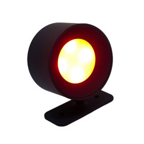 MagLight Magnetic LED Wall Light With 3 Colour Temperature Touch, RGB Touch & Remote Control - Black