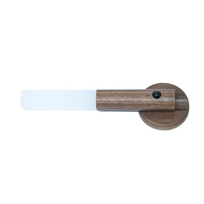 MagLight Magnetic PIR Sensor Wall Light, Wooden Wireless USB ...