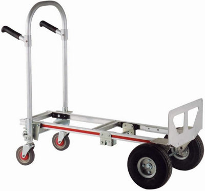 Magliner Gemini Jr. 2 in 1 Sack Truck Trolley Heavy Duty, Two Way Folding Hand Truck, Up To 450kg Capacity