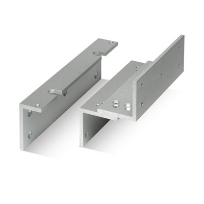 Maglock Z & L Bracket Aluminium Magnetic Door Lock Inward Opening Door ...