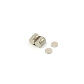 Magnet Expert 8mm dia x 1mm thick N35 Neodymium Magnet - 0.39kg Pull (Pack of 20)