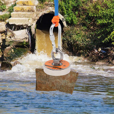 Magnet Fishing Kit with Strong Magnets to Pull 550lbs, Rope, Gloves ...