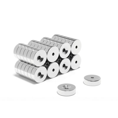 Magnet Store 16mm x 5mm x (3.5mm Countersunk Hole) Neodymium Disc Magnet N42 (5.81KG Pull) - 1 Magnet(s)