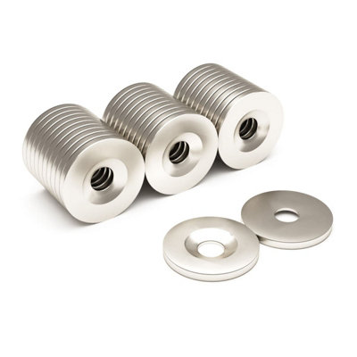 Magnet Store 20mm x 3mm x (5mm Hole) Countersunk Neodymium Magnet N38 (Pull 3.81KG) - 1 Magnet(s)