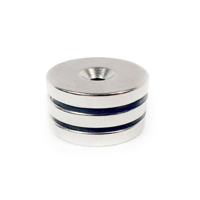 Magnet Store 32mm x 5mm x (6mm Hole) Countersunk Neodymium Magnet N42 ...