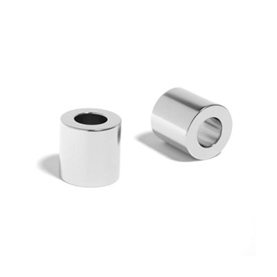 Magnet Store OD20mm x ID10mm x T25mm Neodymium Tube Magnets N52 (21KG ...