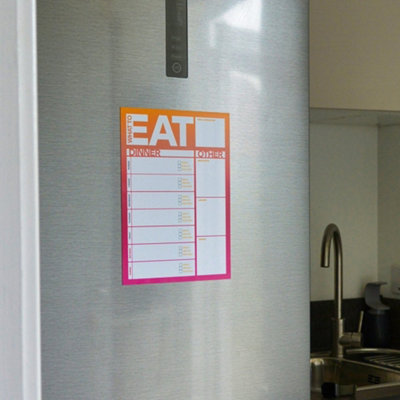 Magnetic A4 Weekly Meal Planner & Shopping List with Dry Erase Bold ...