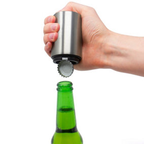 Magnetic Bottle Opener - Push and Pop Bottle Opener