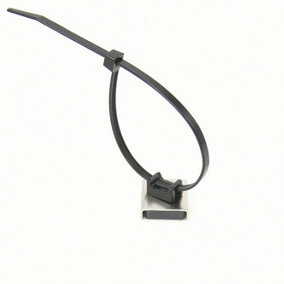Magnetic Cable Tie Mount for Home, Office, or Classroom - 26 x 23 x 6.3mm thick - 6.1kg Pull