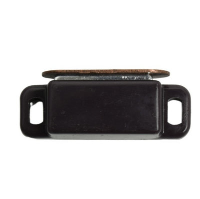 Uxcell Magnetic Touch Catch Latches - 2-Pack Nylon Brown Latches For Cabinet Doors & Shutters